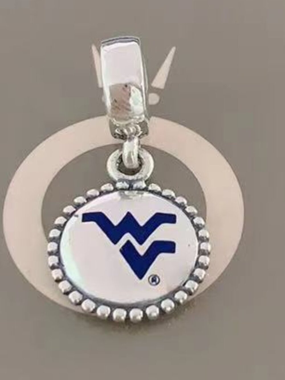 Pandora West Virginia Mountaineers Dangle Charm